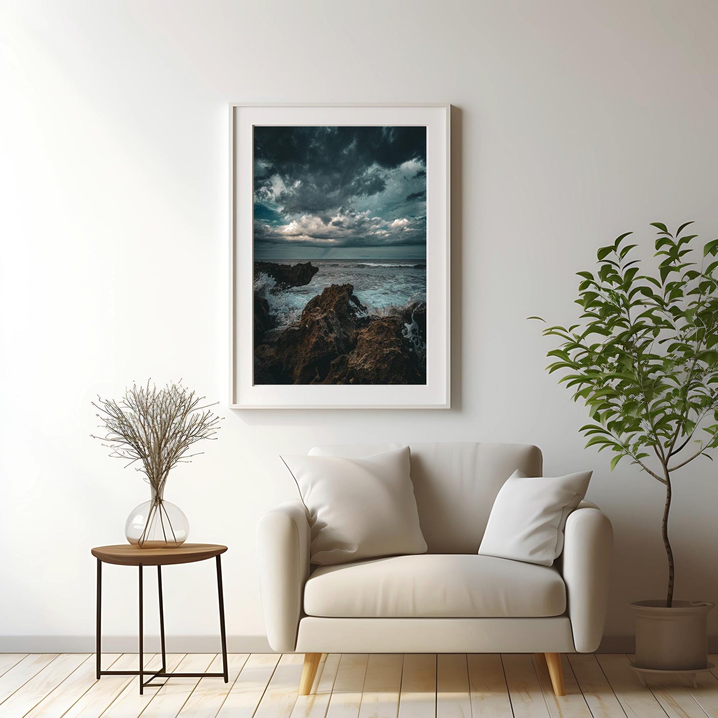 Beach Photography Fine Art Print, Coastal Wall Decor, Sunrise Beach Print, Beach Wall Art, Ocean Wall Art, Coastal Print, Moody Photography