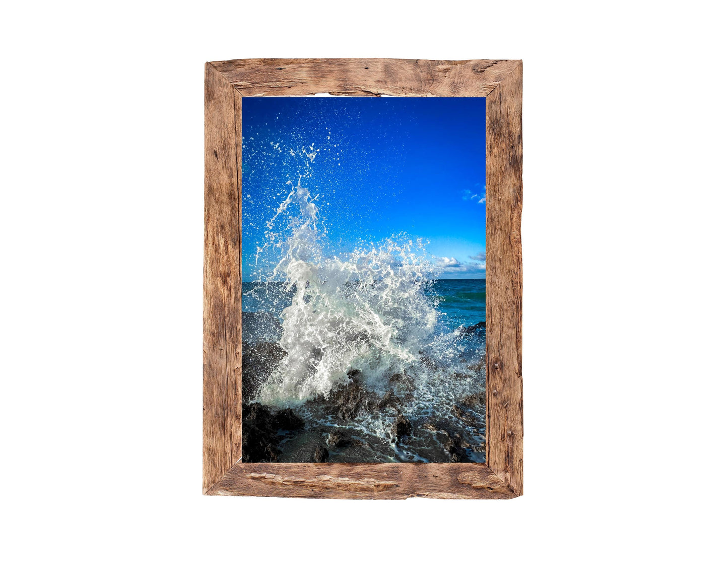 Blue Skies Sea Spray Fine Art Print